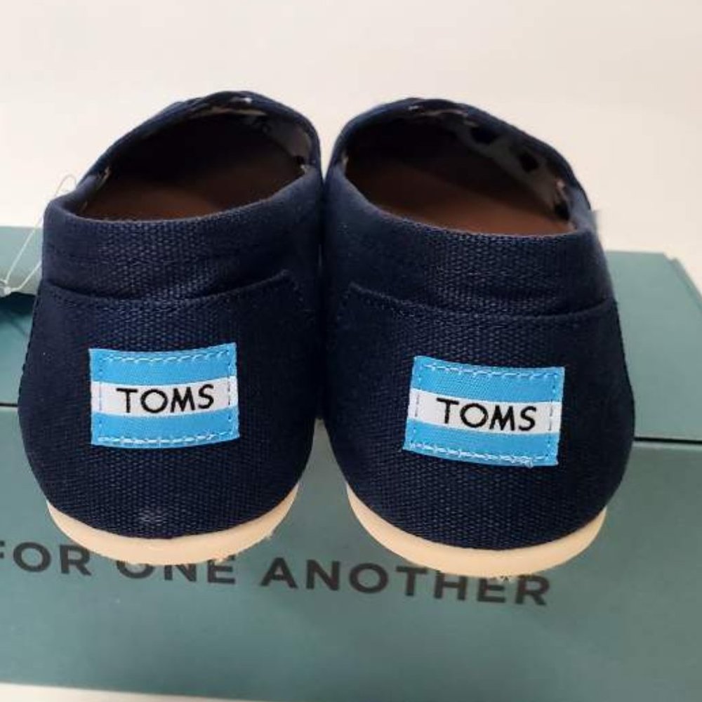TOMS Women's Classic Canvas - Navy - New - Picture 3 of 6